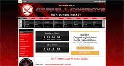 Desktop Screenshot of coppellhockey.com